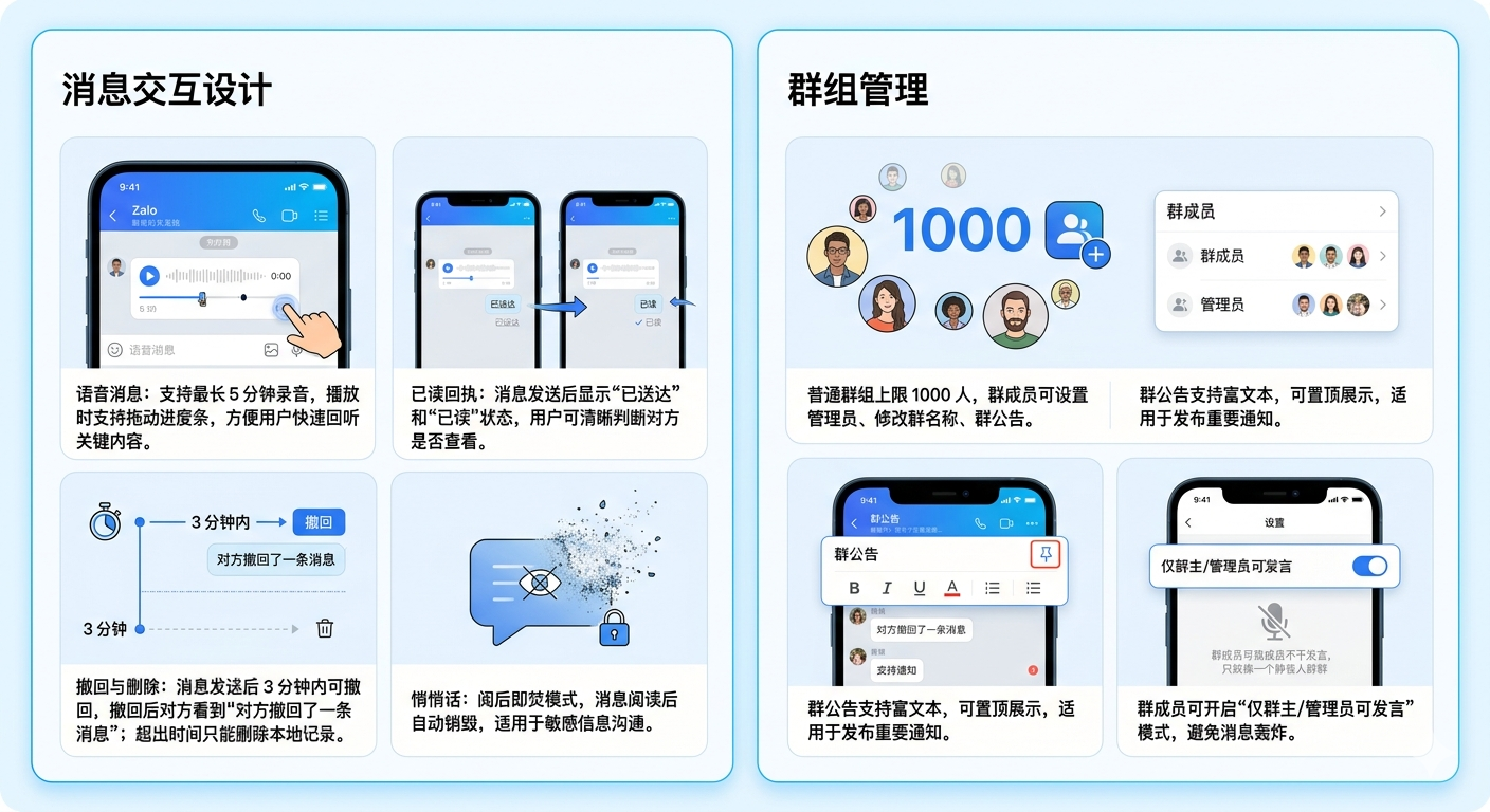 Zalo群组管理
